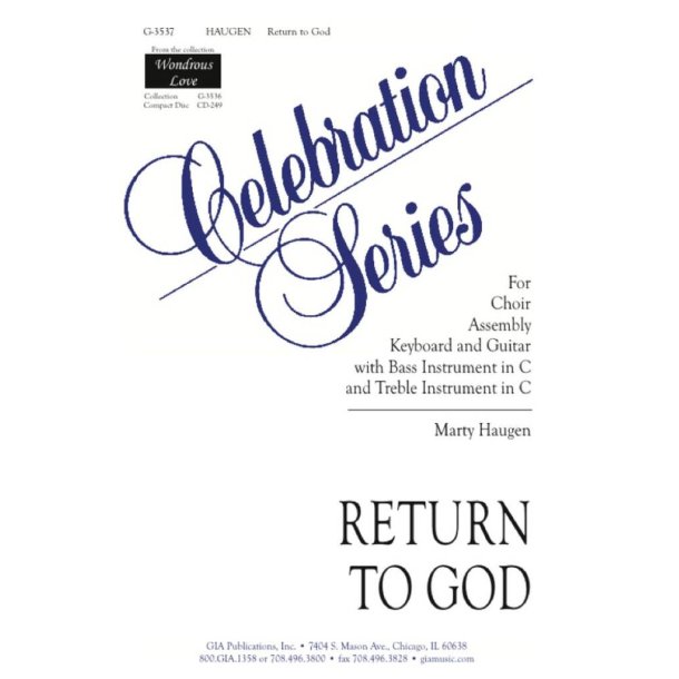 Return to God : C Instrument, Bass Instrument