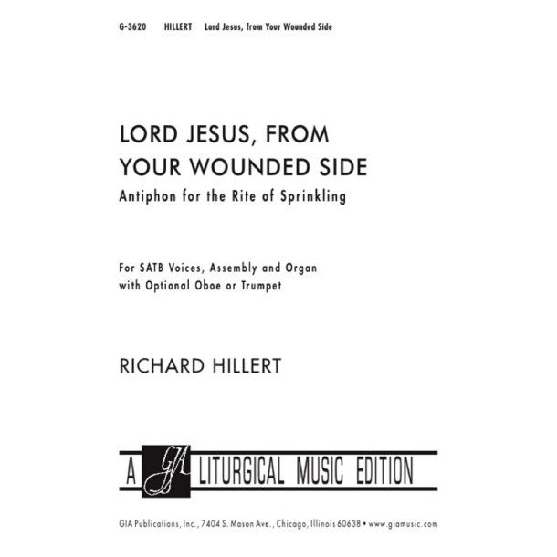 Lord Jesus, from Your Wounded Side : Trumpet in C or Oboe