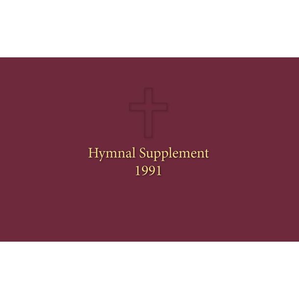 1991 Hymnal Supplement--Accompaniment Book