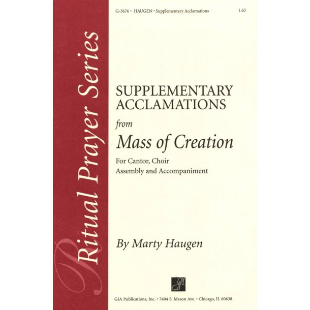 Suppl. Acclamations for Mass of Creation-Brass 4