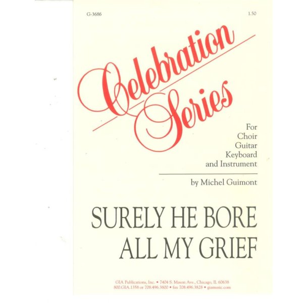 Surely He Bore All of My Grief : Cello, or Bb Clarinet or Bb Bass Clarinet