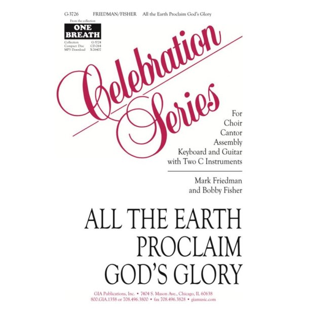 All the Earth Proclaim God's Glory : 2 C instruments