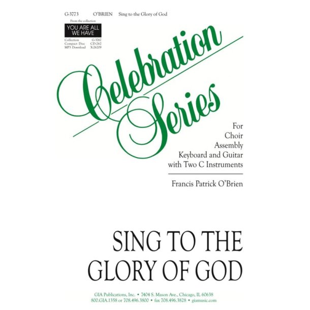 Sing to the Glory of God : 2 C Instruments