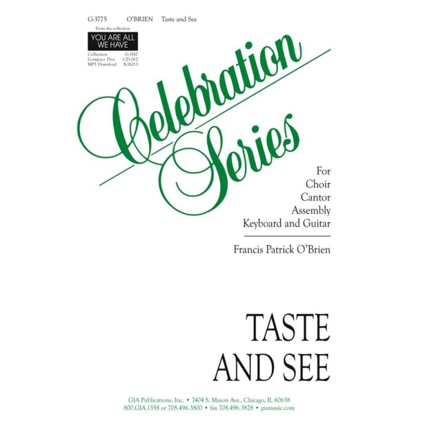 Taste and See
