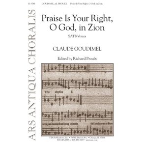 Praise Is Your Right, O God, in Zion