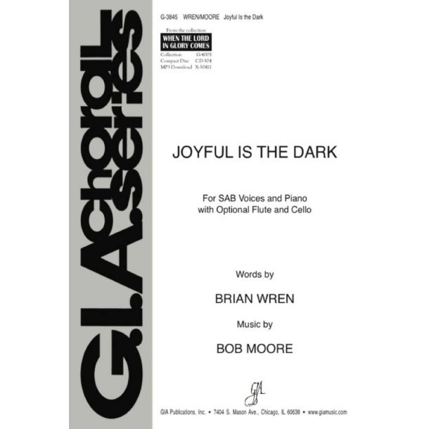 Joyful Is the Dark : Flute, Cello