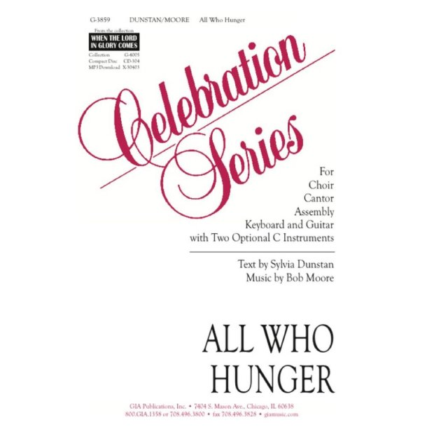 All Who Hunger : 2 C instruments