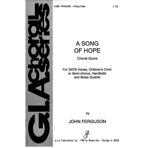 A Song of Hope - Choral score