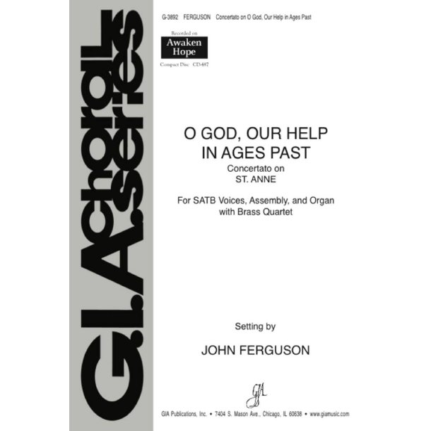 O God, Our Help in Ages Past : Brass quartet - 2 Trumpets, 2 Trombones