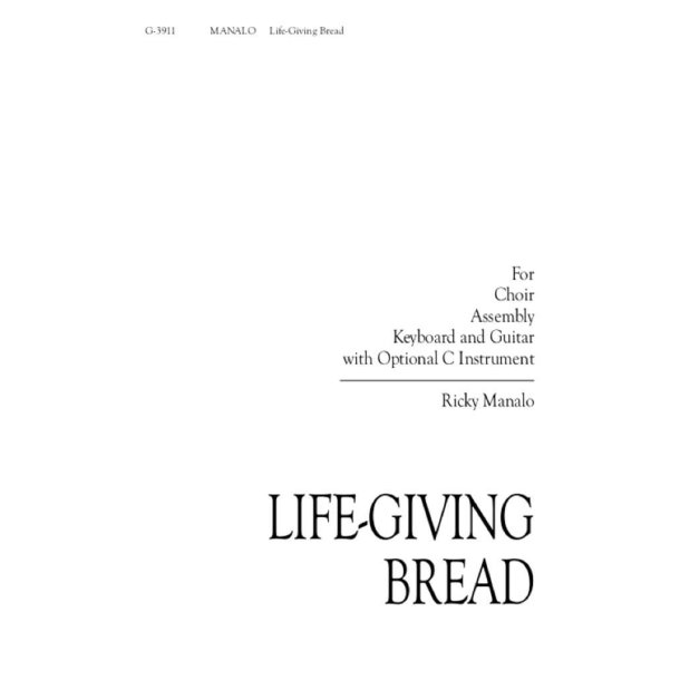 Life-Giving Bread - Instrument : C Instrument