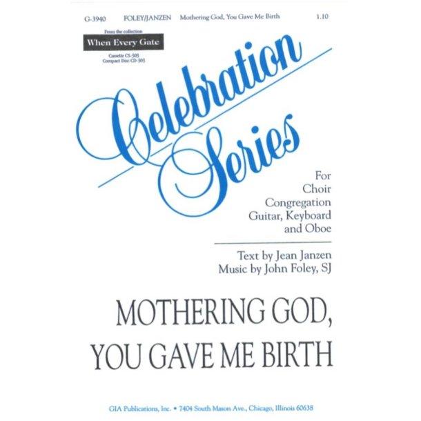 Mothering God, You Gave Me Birth : Oboe
