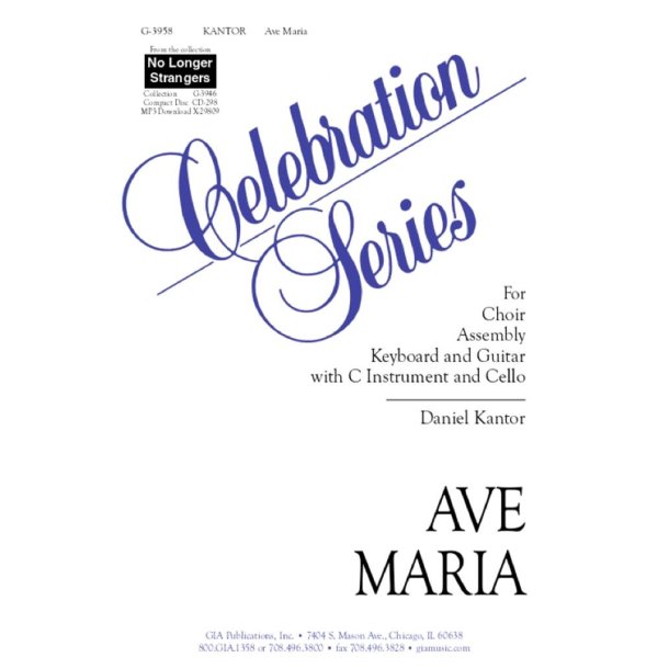 Ave Maria : C Instrument, Cello or Bassoon