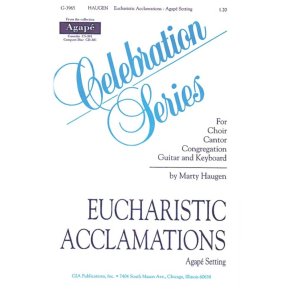Eucharistic Acclamations : Agapé setting