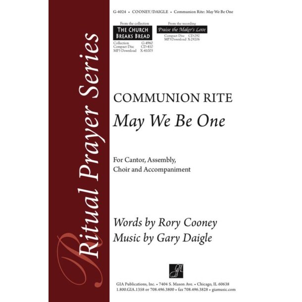 May We Be One : Flute, Oboe