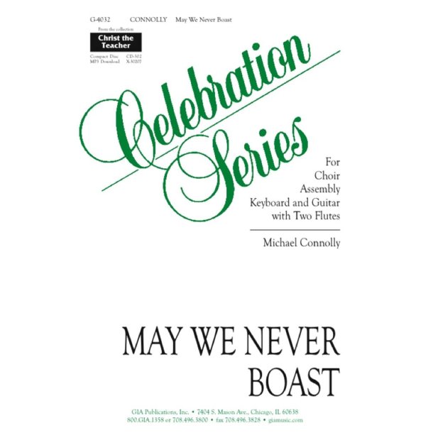 May We Never Boast : 2 Flutes