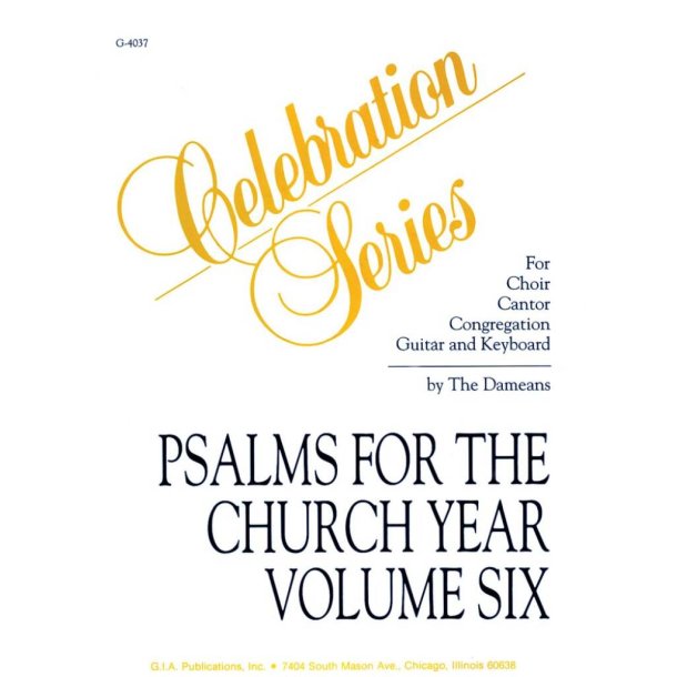 Psalms for the Church Year-Vol. 6, Choral refrains