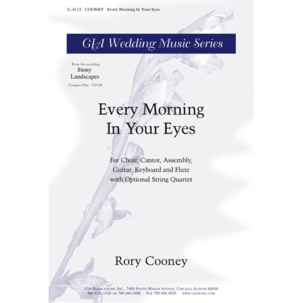Every Morning In Your Eyes : String Quartet - 2 Violins, Viola, Cello