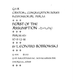 Feast of the Assumption : Psalm 45