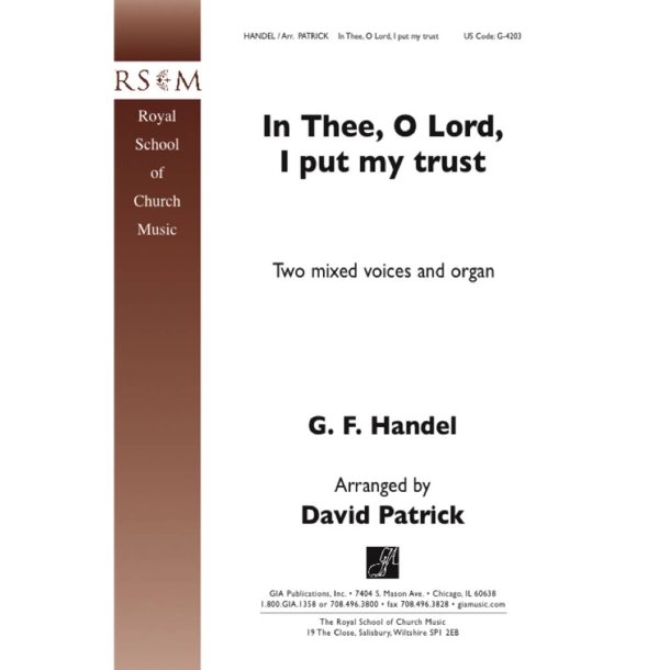 In Thee, O Lord, I Put My Trust