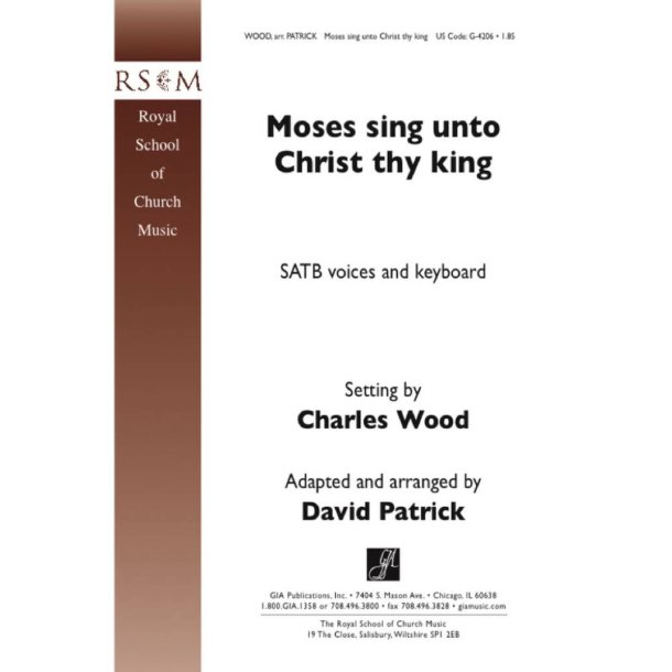 Moses Sing Unto Christ the King