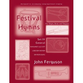 Festival Hymns for Organ, Brass, and Timpani-Set 4 : General