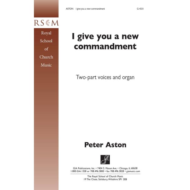 I Give You a New Commandment