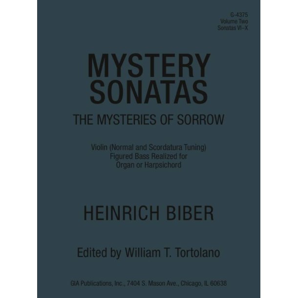 Mystery Sonatas for Violin and Clavier, Volume 2