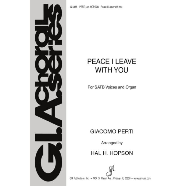 Peace I Leave with You