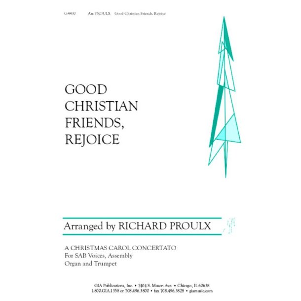 Good Christian Friends, Rejoice : Trumpet (Bb or C)