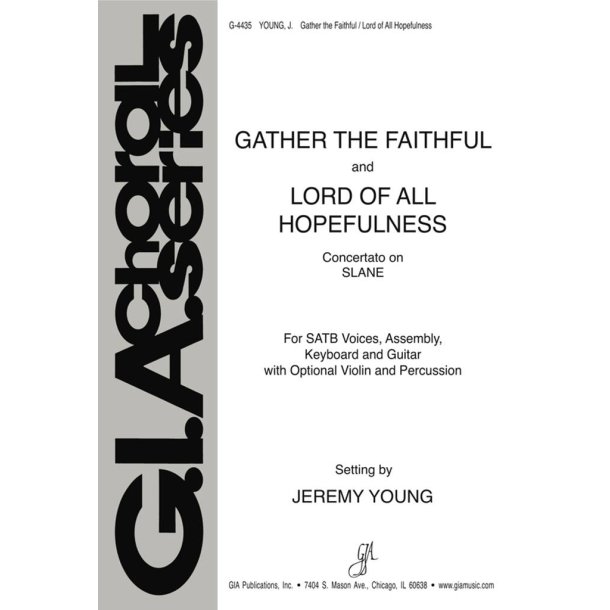 Gather the Faithful and Lord of All Hopefulness : Violin, Finger Cymbals and Tambourine