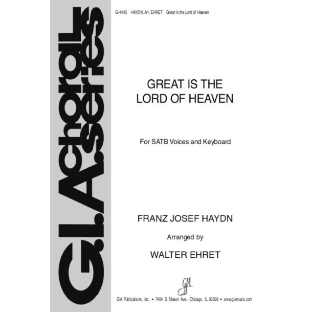 Great Is the Lord of Heaven