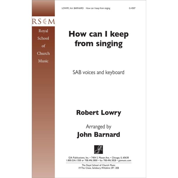 How Can I Keep from Singing