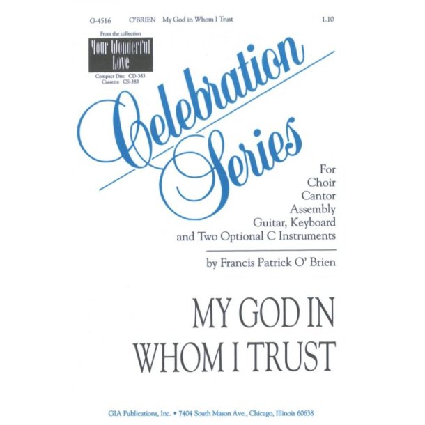 My God in Whom I Trust : 2 C Instruments