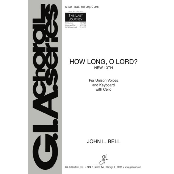 How Long, O Lord? : Cello