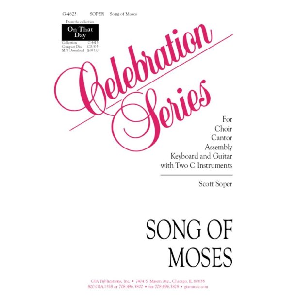 Song of Moses : 2 C Instruments