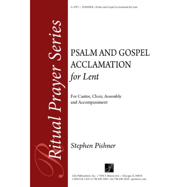 Psalm and Gospel Acclamation for Lent : Cello