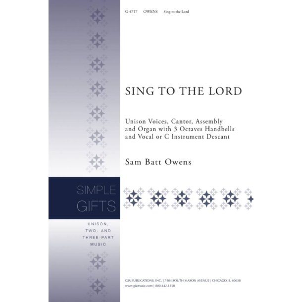 Sing to the Lord : 10 Handbells, instrumental descant