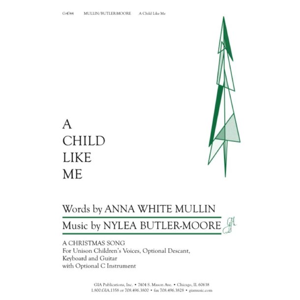 A Child like Me : C instrument (Flute, Violin, Oboe)