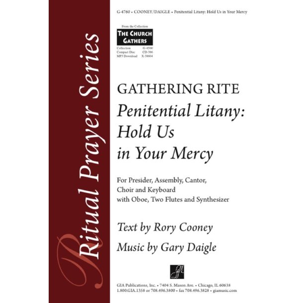 Hold Us in Your Mercy: Gathering Rite : Penitential Litany