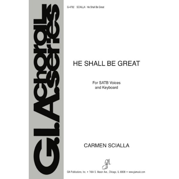 He Shall Be Great