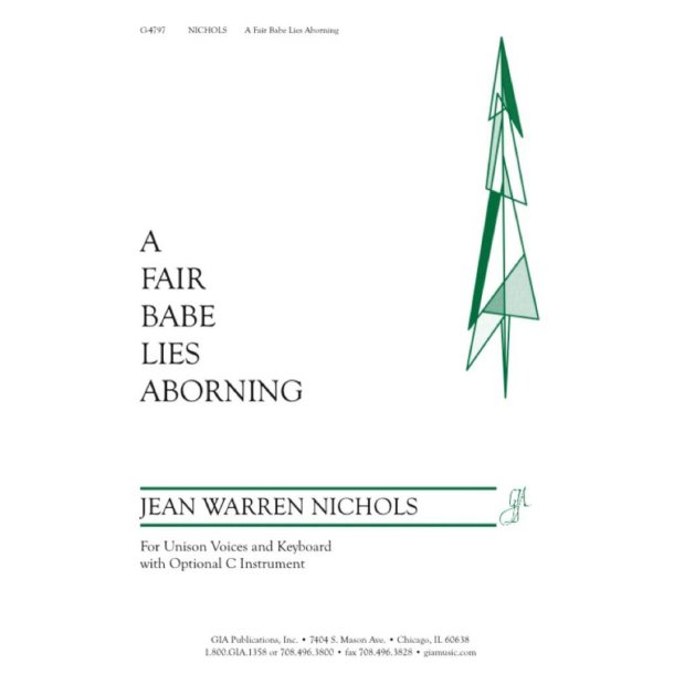 A Fair Babe Lies Aborning : C Instrument