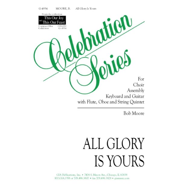 All Glory Is Yours : Flute, Oboe, String Quintet - 2 Violins, Viola, Cello, Bass