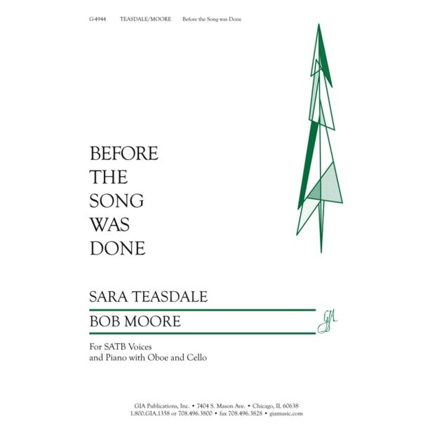 Before the Song Was Done