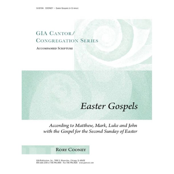 Easter Gospels - Cantor/Congregation - in F minor : According to Matthew, Mark, Luke and John