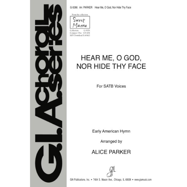 Hear Me, O Lord, nor Hide Thy Face