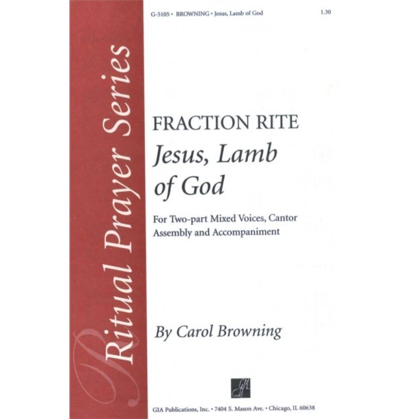 Jesus, Lamb of God : C Instrument