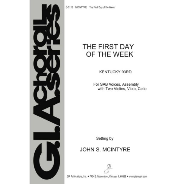 The First Day of the Week