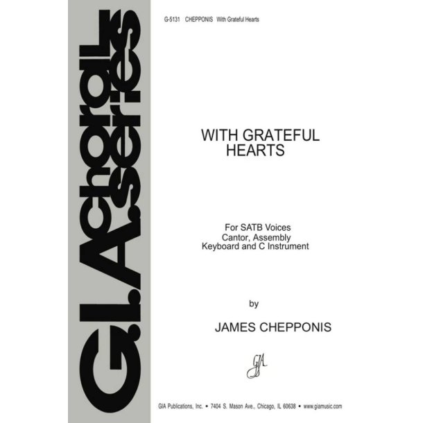 With Grateful Hearts : C Instrument