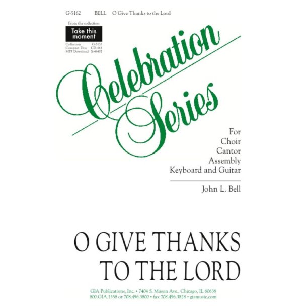 O Give Thanks to the Lord