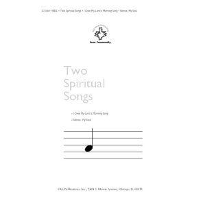 Two Spiritual Songs : B-flat Clarinet